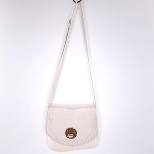 Elliott Lucca White Leather Crossbody Bag Small EUC | 220318BA